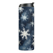 Snowy Winter Night Thermosbecher (Nach links gedreht)