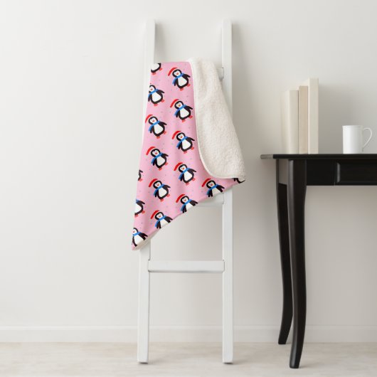 Snowy Winter Penguin Sherpadecke (Beispiel)