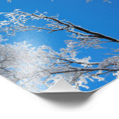 Snowy Winter Scene Fotodruck (Ecke)