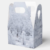 Snowy Winter Scene Geschenkschachtel (Geöffnet)