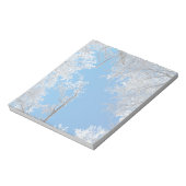 Snowy Winter Scene Notizblock (Rotiert)