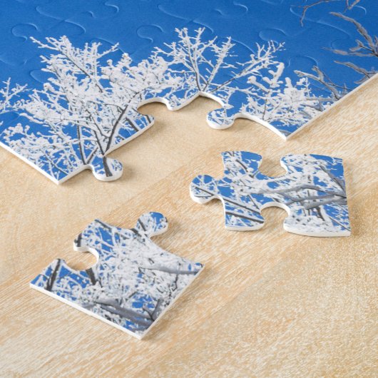 Snowy Winter Scene Puzzle (Seite)