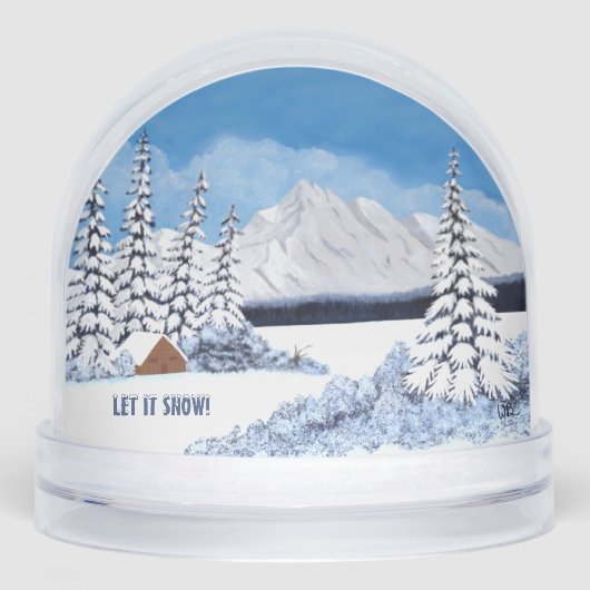 Snowy Winter Schneekugeln (Vorderseite)