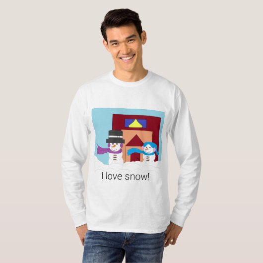 Snowy Winter T-Shirt (Vorne ganz)