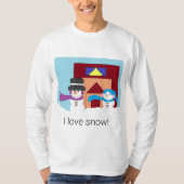 Snowy Winter T-Shirt (Vorderseite)