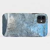 Snowy Winter Trees Case-Mate iPhone Hülle (Rückseite (Horizontal))