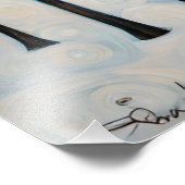 Snowy Winter Trees Fotodruck (Ecke)