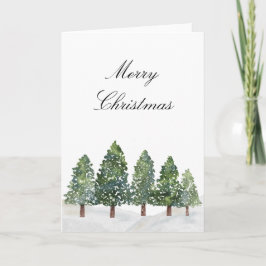 Snowy Winter Trees - Frohe Weihnachten