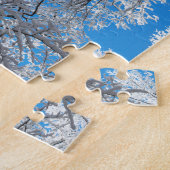 Snowy Winter Trees Puzzle (Seite)