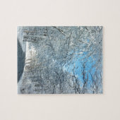 Snowy Winter Trees Puzzle (Horizontal)