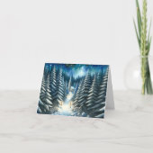 Snowy Winter Walk Karte (Vorderseite)