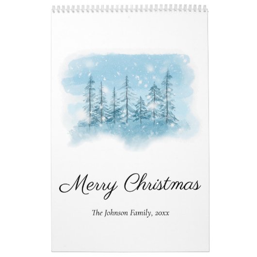 Snowy Winter Weihnachtskalender Foto Kalender (Titelbild)