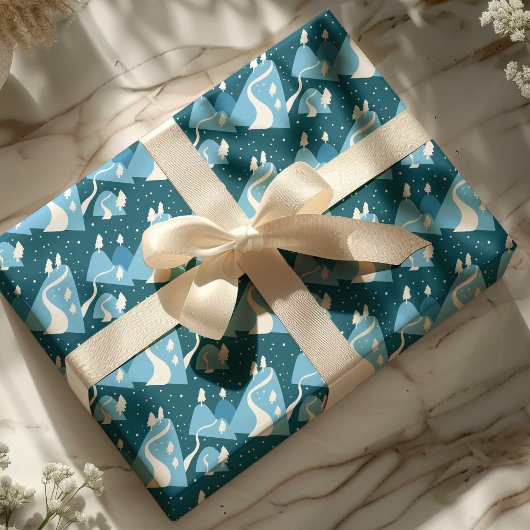 Snowy Winter Wonderland Geschenkpapier