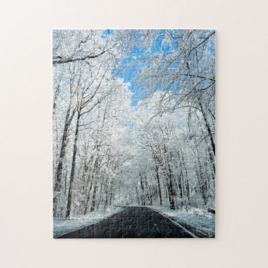 Snowy Winter Wonderland Puzzle (Vertikal)