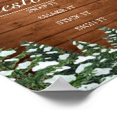 Snowy Wood & Forest Foto Gästebuch Hochzeit (Ecke)