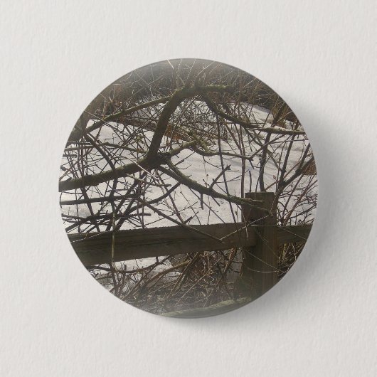 Snowy Woods Button (Vorderseite)