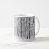 Snowy Woods Coffee Tasse (VorderseiteRechts)