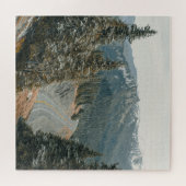 Snowy Woods entlang Highway Puzzle (Horizontal)