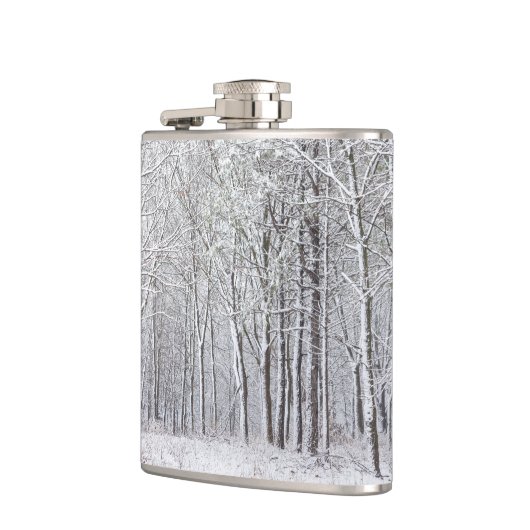 Snowy Woods Flachmann (Links)
