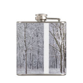 Snowy Woods Flachmann (Rückseite)