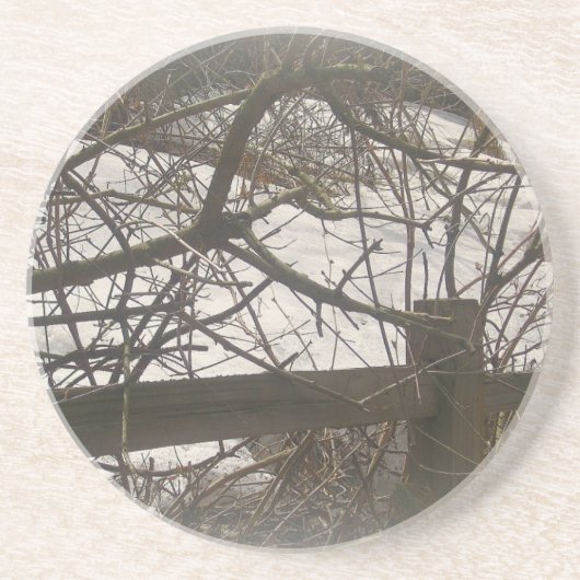 Snowy Woods Getränkeuntersetzer (Vorne)