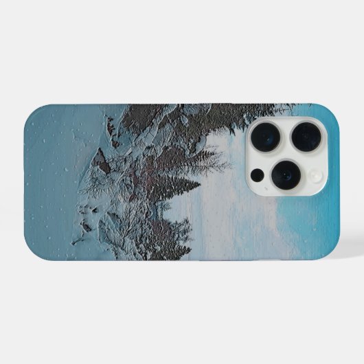 Snowy Woods Iphone 15 Case iPhone Hülle (Rückseite (Horizontal))