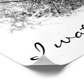 Snowy Woods Poster (Ecke)