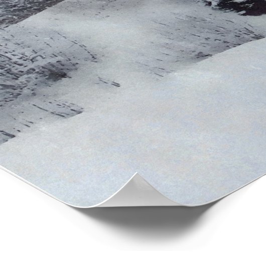 Snowy Woods Poster (Ecke)