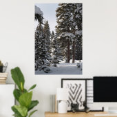 Snowy Woods Poster (Heimbüro)
