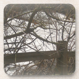 Snowy Woods Untersetzer