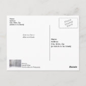 Snowy Woods wird bald gut Postkarte (Rückseite)