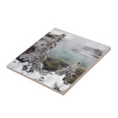 Snowy Yellowstone Fliese (Seite)