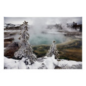 Snowy Yellowstone Poster (Vorderseite)
