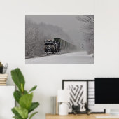 Snowy-Zug Poster (Heimbüro)