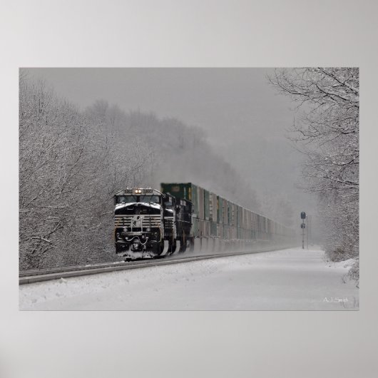 Snowy-Zug Poster (Vorne)