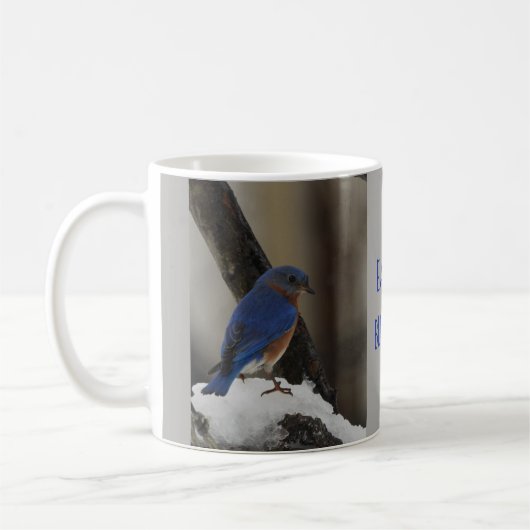Snowyostdrossel-Tasse Kaffeetasse (Links)