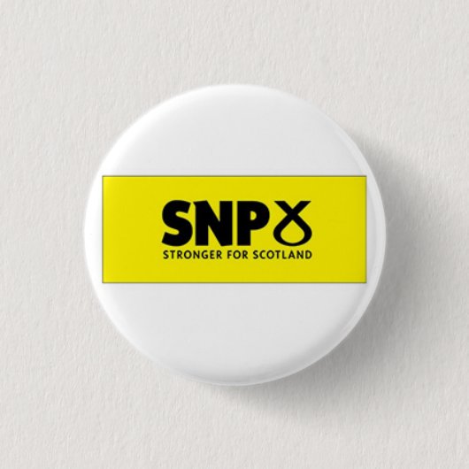 SNP Stronger für das Logo für Schottland Button (Vorderseite)