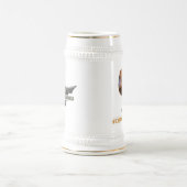 SNS-Logo und DC-Logo Stein Bierglas (Mittel)