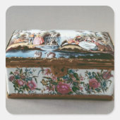 Snuffbox, c.1750 quadratischer aufkleber (Vorderseite)