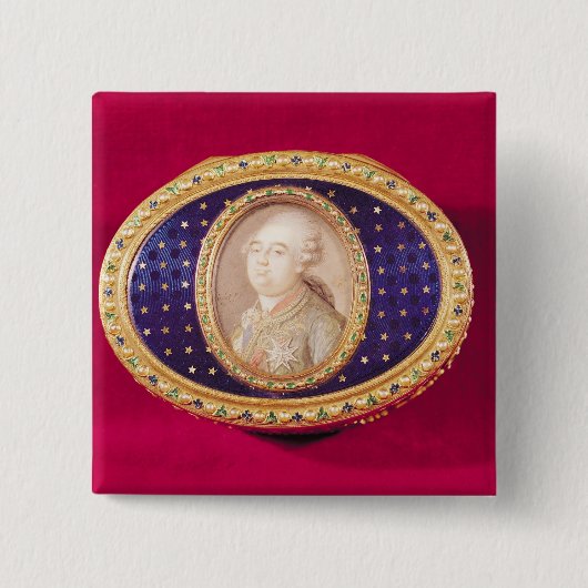Snuffbox mit einer Porträtminiatur von Louis Button (Vorderseite)