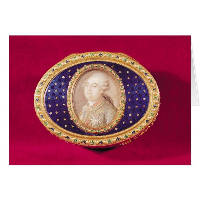 Snuffbox mit Porträtminiatur von Louis (Vorderseite (Horizontal))