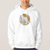 Snuffleupagus B&W Sketch Zeichnend Hoodie (Vorderseite)