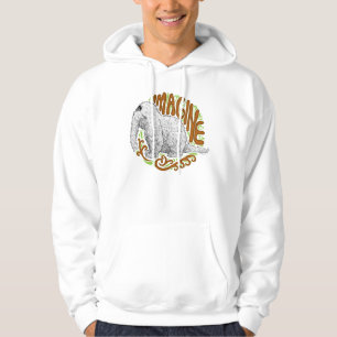 Snuffleupagus B&W Sketch Zeichnend Hoodie