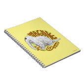 Snuffleupagus B&W Sketch Zeichnend Notizblock (Rechte Seite)