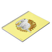 Snuffleupagus B&W Sketch Zeichnend Notizblock (Linke Seite)