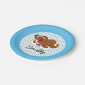 Snuffleupagus Doodley Graphic Pappteller (Schrägansicht)