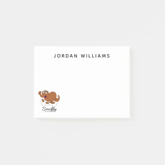 Snuffleupagus Doodley Graphic Post-it Klebezettel (Vorderseite)