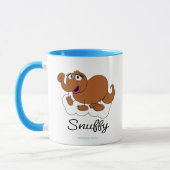 Snuffleupagus Doodley Graphic Tasse (Links)