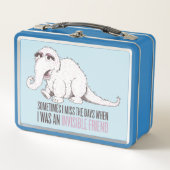 Snuffleupagus | Manchmal vermisse ich die Tage Metall Brotdose (Vorderseite)