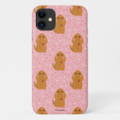 Snuffleupagus Pink Polka Dot Pattern Case-Mate iPhone Hülle (Rückseite)